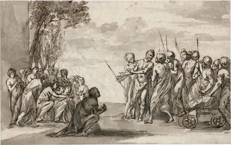 L'immagine in pietra della dea Cibele viene consegnata ai Romani dal re Attalo